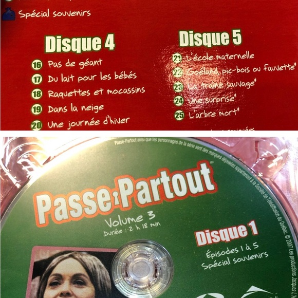 Passe Partout Volume 1 , 2 , 3 Canadian French Dvd - Picture 16 of 16
